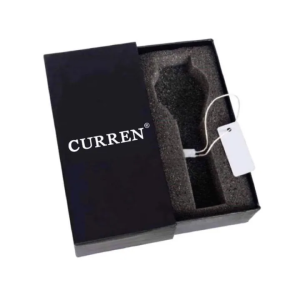 CURREN 9056 Brown PU Leather Analog Watch For Women - Silver & Brown - Image 3