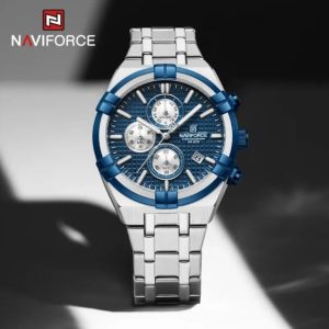 Naviforce 8042 CH – Silver Blue Luxury Fashion - Image 2