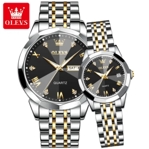 2025 OLEVS 9931 Couple Watch OEM custom logo Design Luxury - Image 1