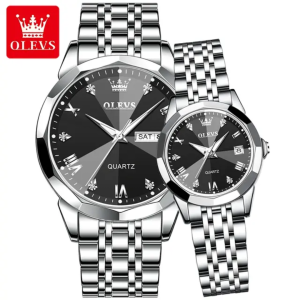 2025 OLEVS 9931 Couple Watch OEM custom logo Design Luxury - Image 4