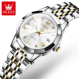 CD:O2010:OLEVS-9931 Stainless Steel Strap Retro - Image 3