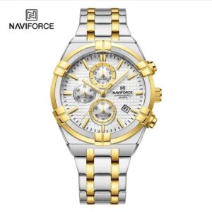 Naviforce 8042 CH – Silver Gold Luxury Fashion - Image 3