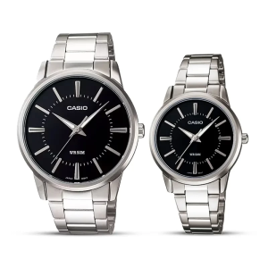 Casio Black Dial Couple Watch | MTP/LTP-1303D-1A - Image 3