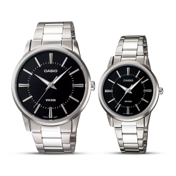 Casio Black Dial Couple Watch MTPLTP-1303D-1A