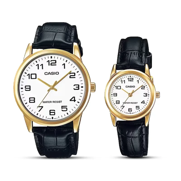 Casio White Dial Couple Watch MTPLTP-V001GL-7B