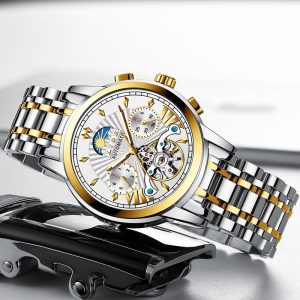 LIGE Top Luxury Men New Automatic Mechanical Watch - Image 2