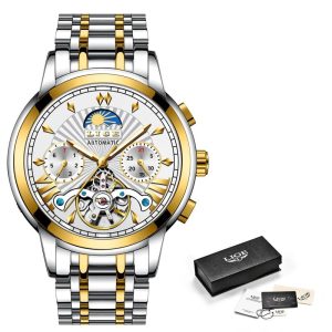 LIGE Top Luxury Men New Automatic Mechanical Watch - Image 4