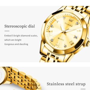 CD:O2010:OLEVS-9931 Stainless Steel Strap Retro - Image 2