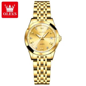 CD:O2010:OLEVS-9931 Stainless Steel Strap Retro - Image 1