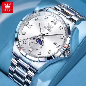 OLEVS 2956 Man’s Watch White - Image 1