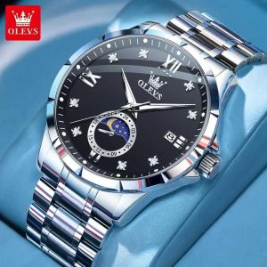 OLEVS 2956 Man’s Watch Black - Image 1