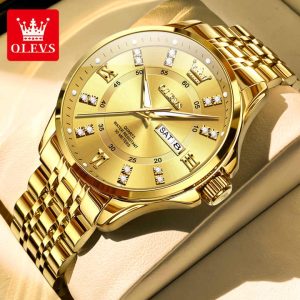 Original OLEVS 3620 Man’s Watch Gold - Image 2