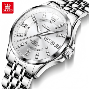 Original OLEVS 3620 Man’s Watch Silver