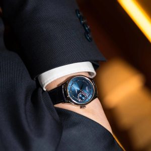 Rolex Cellini Date Blue Dial Leather - Image 2