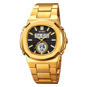SKMEI 2279 CH – Gold Black For Men - Image 3