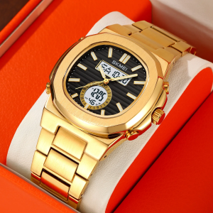 SKMEI 2279 CH – Gold Black For Men - Image 4