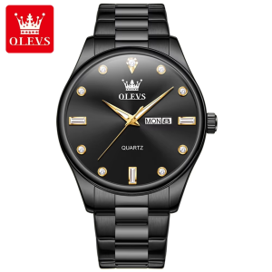 Original OLEVS 3621 Man’s Watch Full Black - Image 3