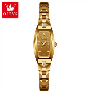 Olevs 5501 Ladies Gold Wrist Watch Waterproof - Image 4