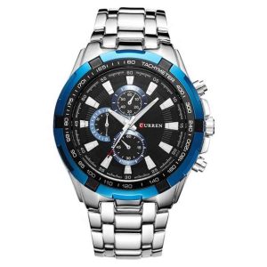 CURREN 8023 Watches Men Japan Movement OEM Watches Silver Blue Black. - Image 2