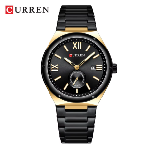 CURREN 8471 Fashion Casual Wrist Watch Black. - Image 1
