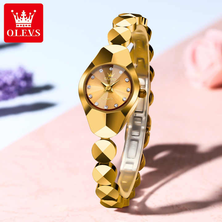 OLEVS 7007 Latest Wrist Watch Gold