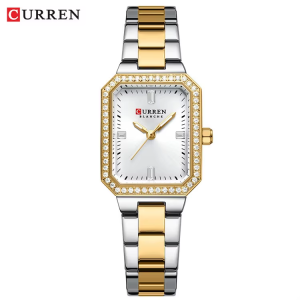 CURREN New Ladies Watch 9102 Classic Luxury Stainless Steel Bracelet Diamond Silver White. - Image 2