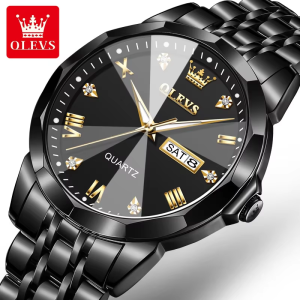 OLEVS 9931 Men Watch Full Black - Image 1