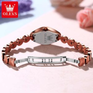 OLEVS 7007 Latest Wrist Watch Gold Rose - Image 2