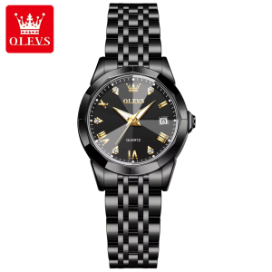 OLEVS 9931 Women Watch Full Black - Image 2