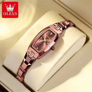 Olevs 5501 Ladies Rose Gold Wrist Watch Waterproof - Image 1