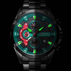 CURREN 8402 Man WristWatch Black - Image 3