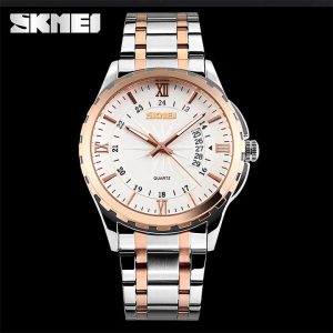 Skmei 9069 Men's Quartz Watch Rose Gold - Image 3