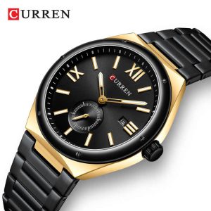 CURREN 8471 Fashion Casual Wrist Watch Black. - Image 2