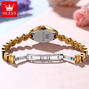 OLEVS 7007 Latest Wrist Watch Gold - Image 4