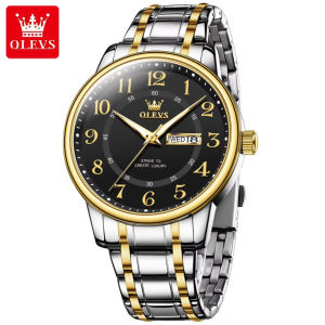 OLEVS 2891 OEM logo Watch Luxury Stainless Steel Waterproof Silver Gold Black. - Image 4