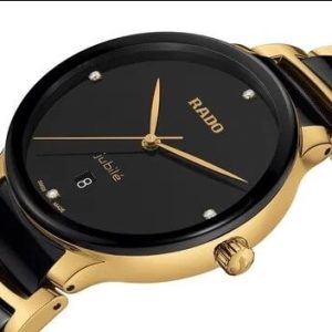 Rado Centrix Jubile Black Diamond Dial Waterproof Watch. - Image 2