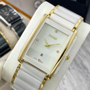 RADO Ciramic Watch Integral Quartz White Dial.